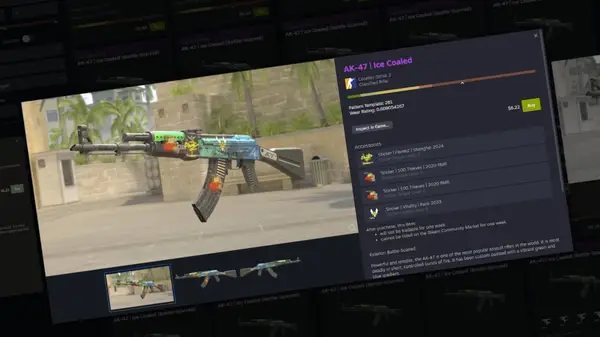Steam market interface update
