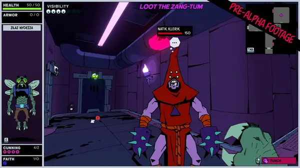 Mutant in sci-fi dungeon