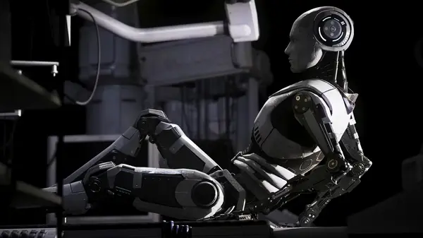 robotic ruins in space