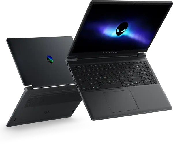 Alienware laptop gaming setup