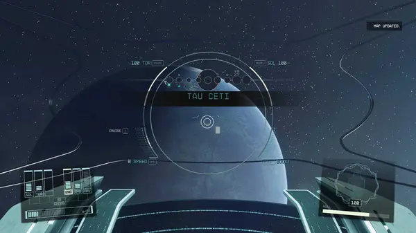 scifi space game view