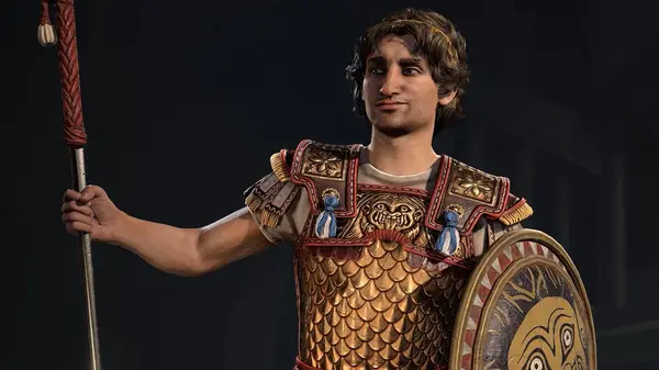Alexander leading his army