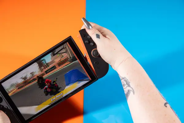Nintendo console gaming setup