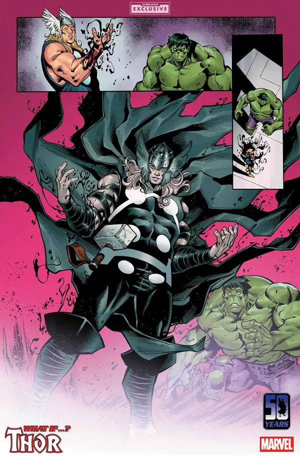 Thor wearing Venom suit