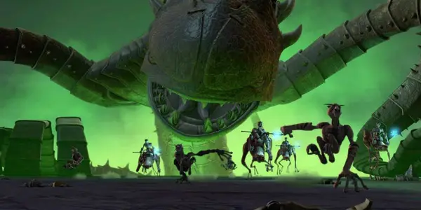 Anakin Skywalker in battle