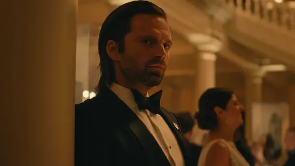 Sebastian Stan looking intense