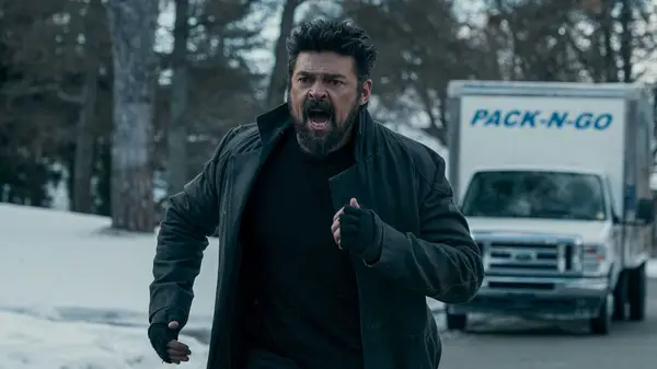 Butcher looking intense