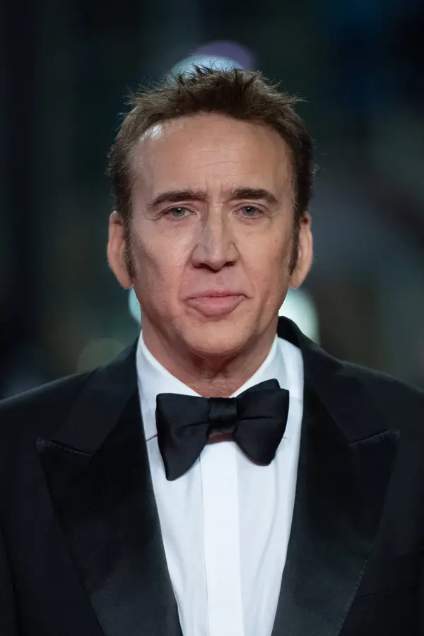 Nicolas Cage looking intense