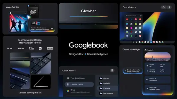 Google laptop prototype leak