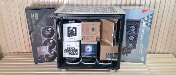 pc cooling fan setup