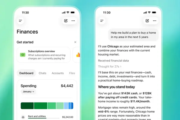 chatgpt bank access interface