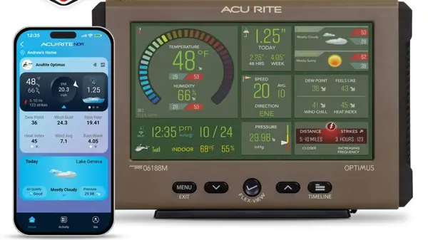 AcuRite weather app display