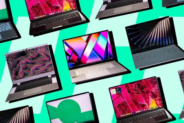 laptop on a desk