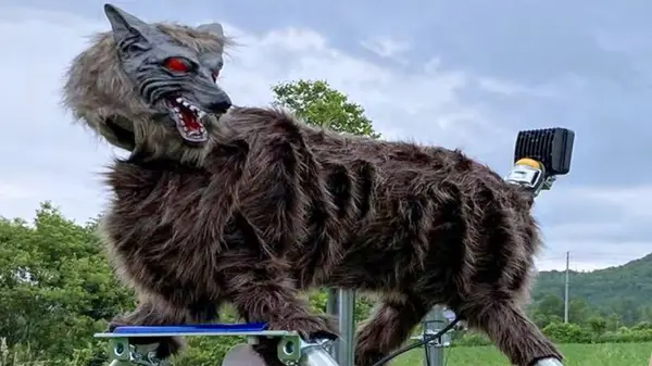 animatronic robot wolf
